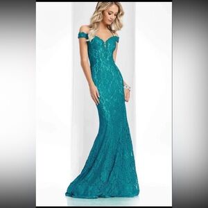 Clarisse Teal Gown / Prom Dress